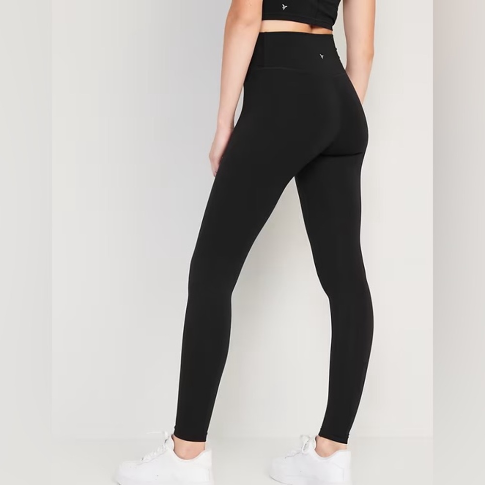 COPY - Old Navy Women’s Powerchill High-waisted Active Leggings Black Medium Pe…